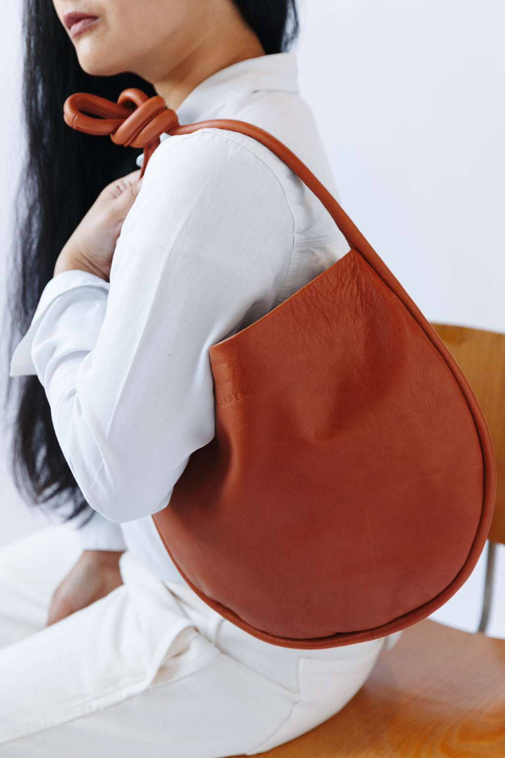 Luxury Soft Leather Crossbody Bag | Loop Bag by Harper the Label