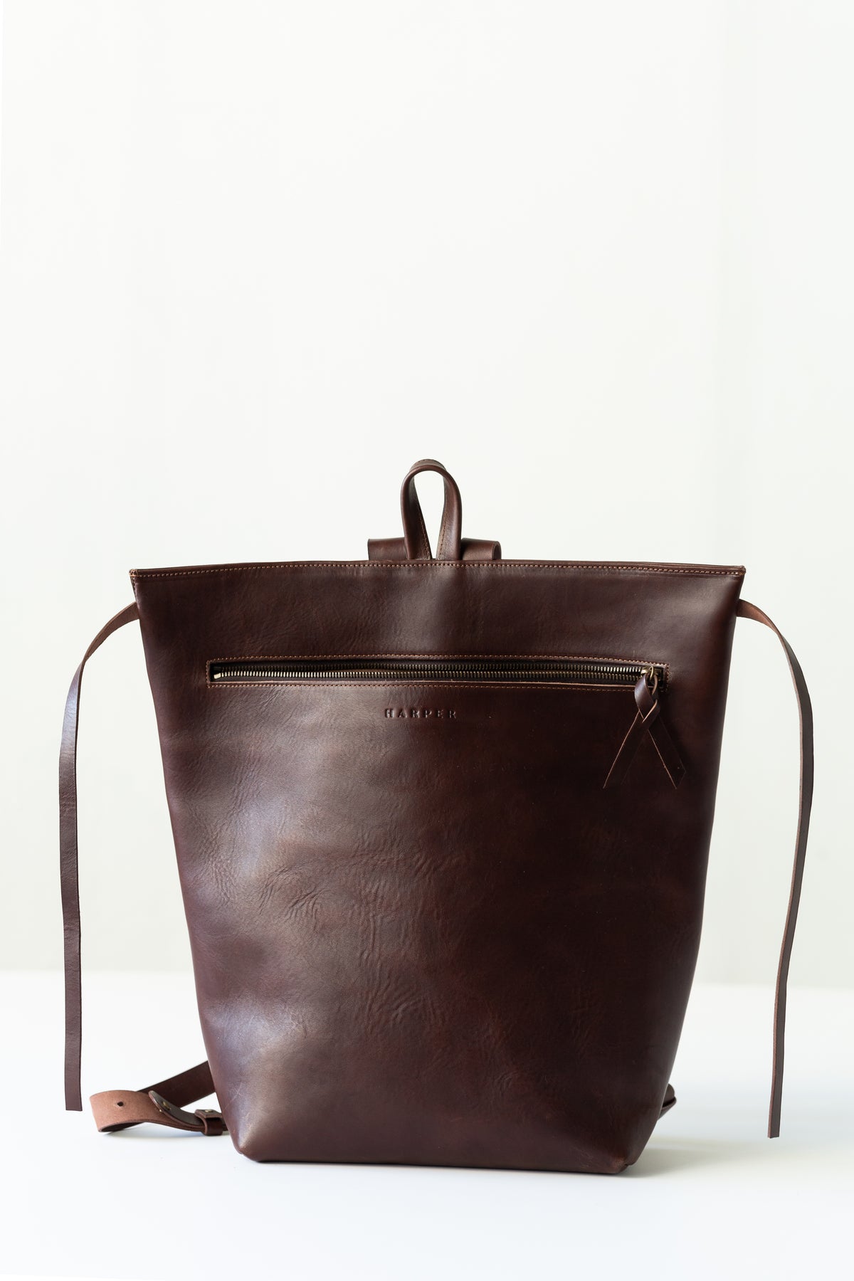 Floded Backpack Stylish Real Leather Backpack | Folded Backpack by Harper the Label