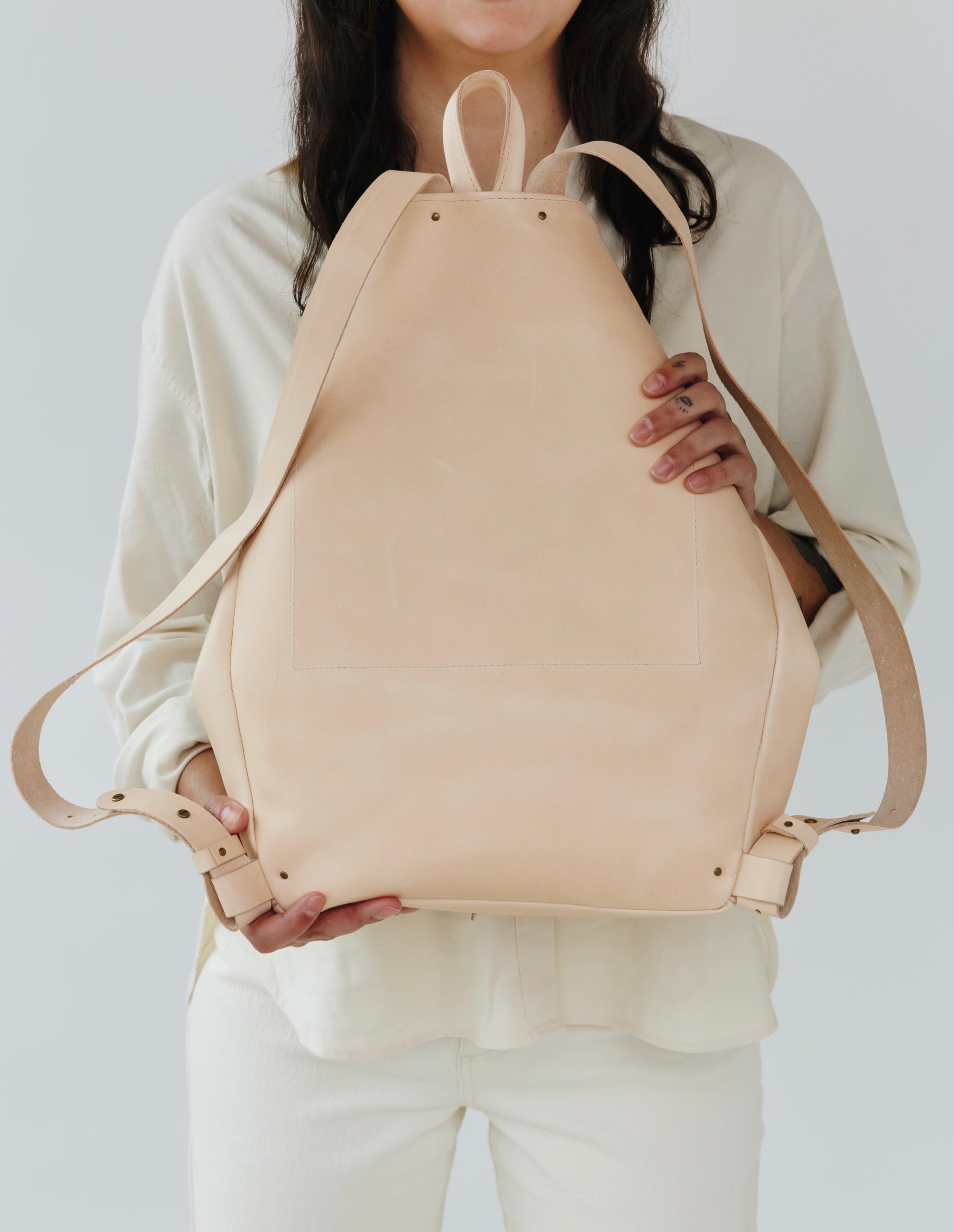 Stylish Real Leather Backpack Stylish Real Leather Backpack